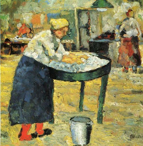 Kazimir Malevich Laundress oil painting picture